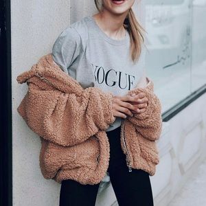 Brown Teddy Jacket